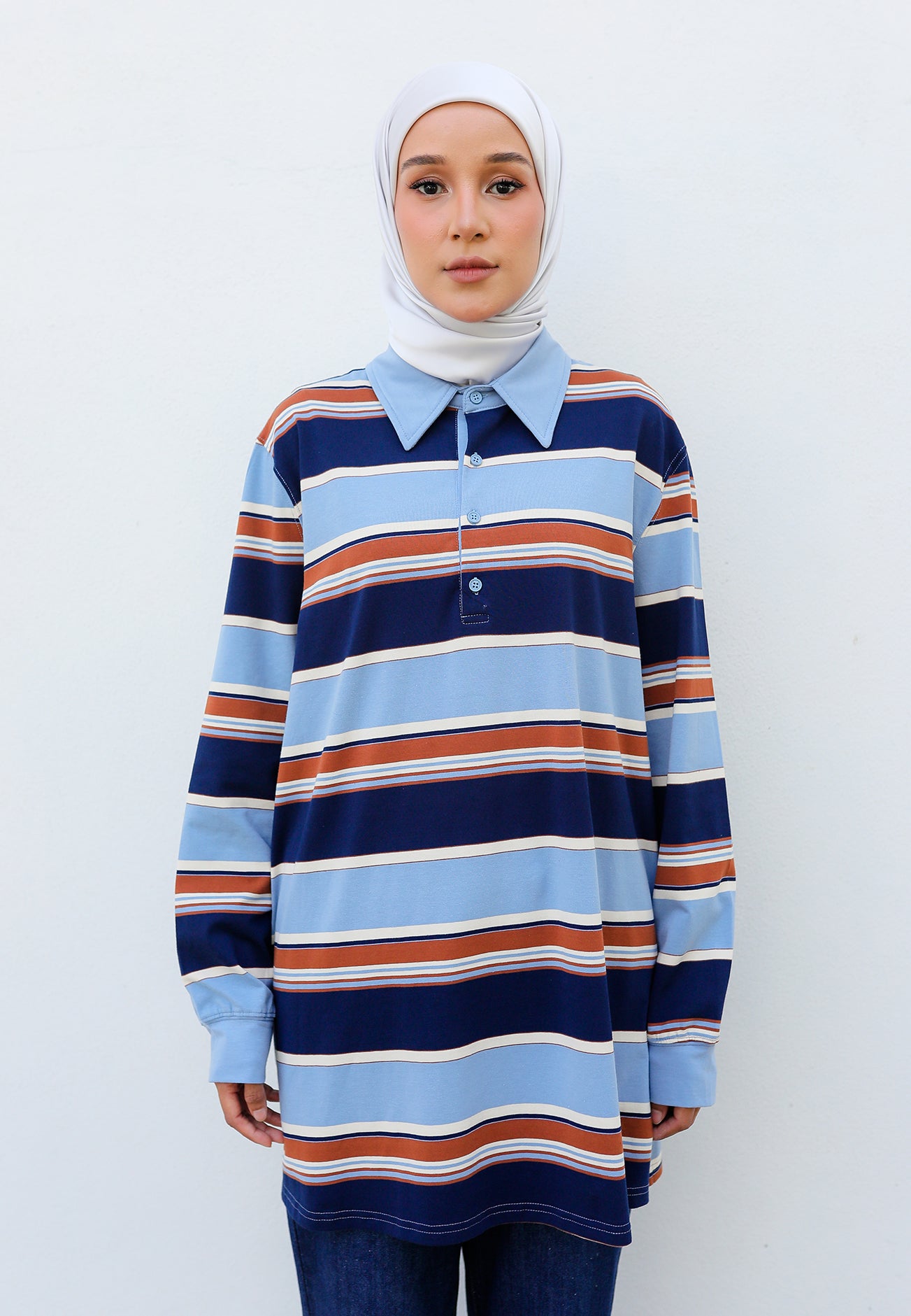 Isaad Boyfriend T-Shirt (Sky Blue)