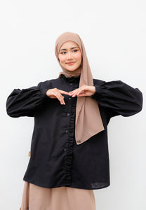 Neeya Ruffles Top (Black)