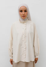 Load image into Gallery viewer, Neeya Ruffles Top (Cream)