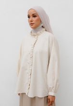 Load image into Gallery viewer, Neeya Ruffles Top (Cream)