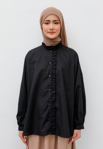 Neeya Ruffles Top (Black)