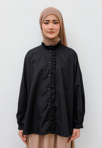 Neeya Ruffles Top (Black)