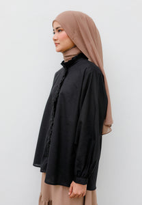 Neeya Ruffles Top (Black)