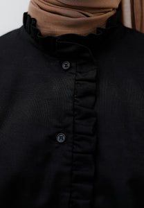 Neeya Ruffles Top (Black)