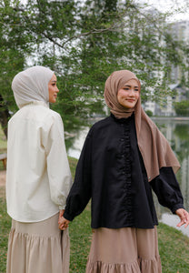 Neeya Ruffles Top (Black)