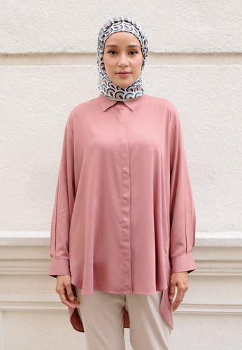 Aeyza Plain Top (Dusty Pink)