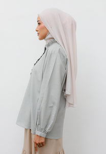 Neeya Ruffles Top (Soft Grey)