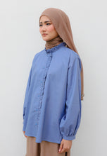 Load image into Gallery viewer, Neeya Ruffles Top (Sky Blue)