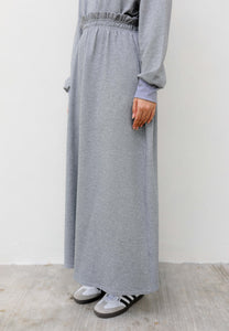 Zoe Flare Skirt (Pure Grey)