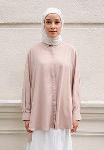 Aeyza Plain Top (Nude Brown)