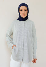 Load image into Gallery viewer, Zoha Stripe Top (Dark Blue)