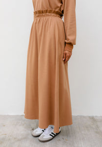 Zoe Flare Skirt (Brown)