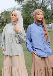 Neeya Ruffles Top (Sky Blue)