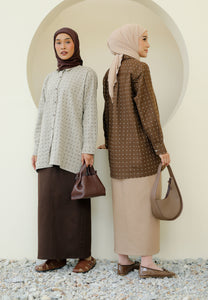 Humraa Polka Top (Nude Choco)