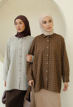 Load image into Gallery viewer, Humraa Polka Top (Dark Choco)