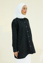 Load image into Gallery viewer, Humraa Polka Top (Black)