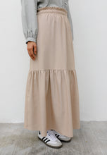 Load image into Gallery viewer, Nora Tiered Skirt (Nude)
