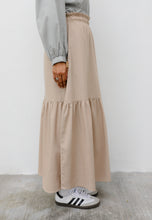 Load image into Gallery viewer, Nora Tiered Skirt (Nude)