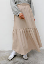 Load image into Gallery viewer, Nora Tiered Skirt (Nude)