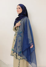 Load image into Gallery viewer, Seri Organza Veil (Navy Blue)