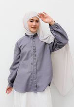Load image into Gallery viewer, Neeya Ruffles Top (Grey)
