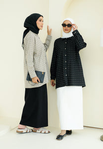 Humraa Polka Top (Black)