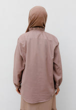 Load image into Gallery viewer, Neeya Ruffles Top (Dusty Brown)