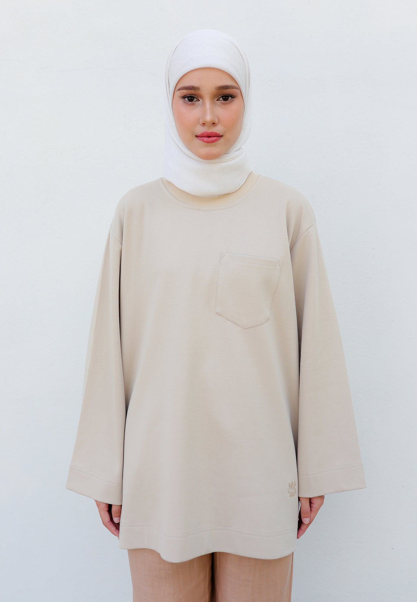 Zen Boxy T-Shirt (Linen Brown)