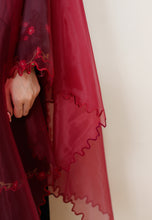 Load image into Gallery viewer, Seri Organza Veil (Maroon)