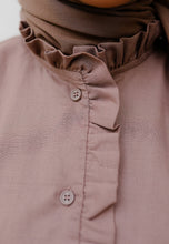 Load image into Gallery viewer, Neeya Ruffles Top (Dusty Brown)