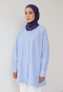 Emma Stripe Top (Blue)