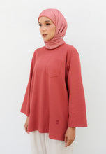 Load image into Gallery viewer, Zen Boxy T-Shirt (Brick Redwood)