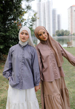 Load image into Gallery viewer, Neeya Ruffles Top (Dusty Brown)