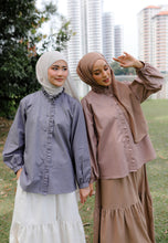 Load image into Gallery viewer, Neeya Ruffles Top (Grey)