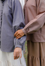 Load image into Gallery viewer, Neeya Ruffles Top (Grey)
