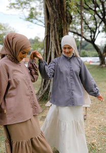Neeya Ruffles Top (Grey)