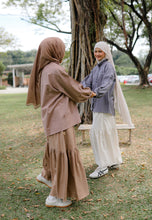 Load image into Gallery viewer, Neeya Ruffles Top (Dusty Brown)