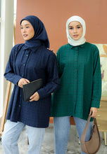 Load image into Gallery viewer, Humraa Polka Top (Emerald Green)