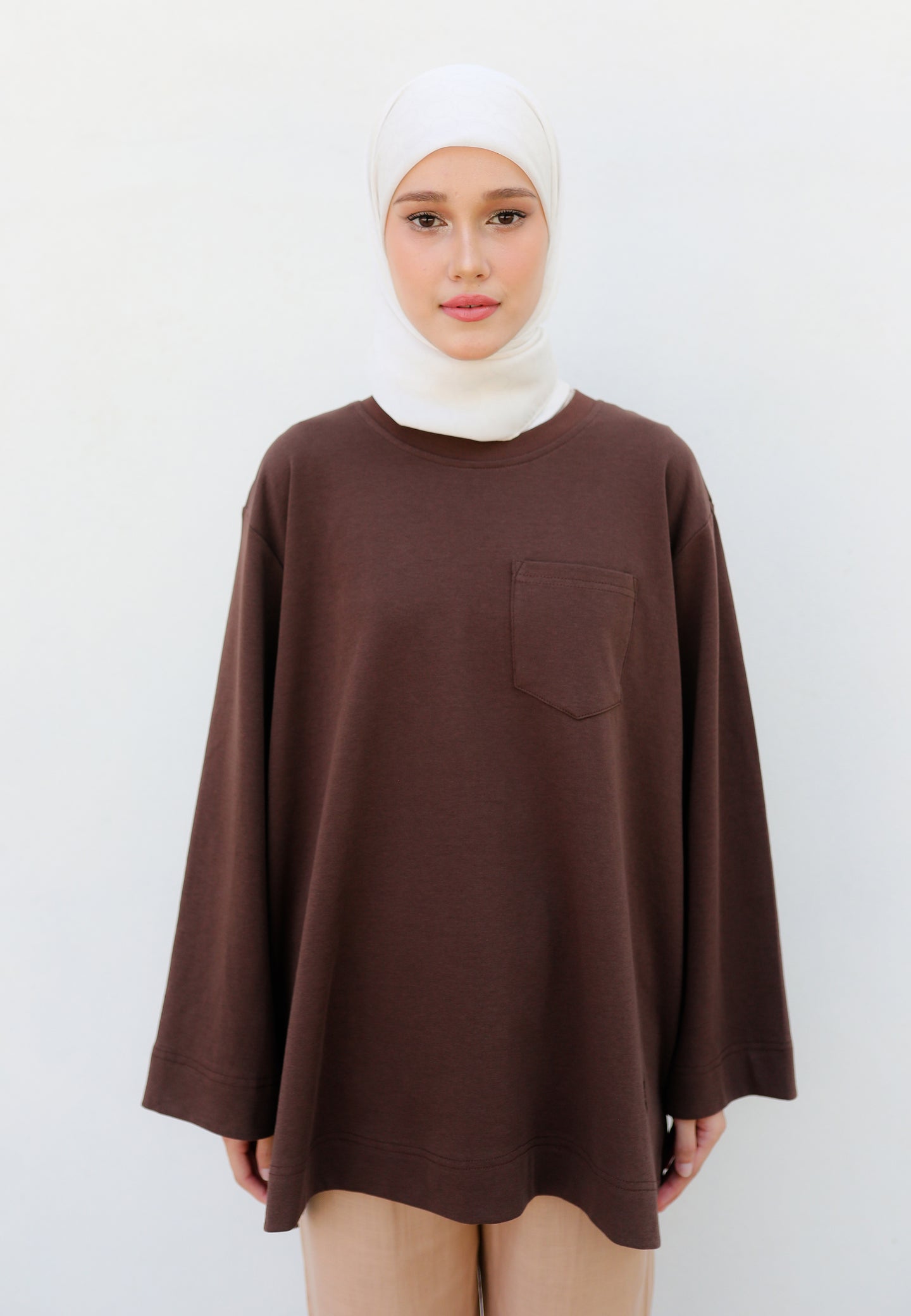 Zen Boxy T-Shirt (Dark Chocolate)