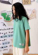 Load image into Gallery viewer, Kids T-Shirt STRAWBERRY (Dusty Green)