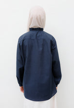 Load image into Gallery viewer, Neeya Ruffles Top (Midnight Blue)