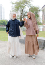 Load image into Gallery viewer, Neeya Ruffles Top (Midnight Blue)
