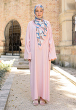Load image into Gallery viewer, Balqis Scallop Kaftan (Dusty Pink)