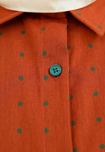 Load image into Gallery viewer, Humraa Polka Top (Burnt Orange)