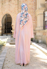 Load image into Gallery viewer, Balqis Scallop Kaftan (Dusty Pink)