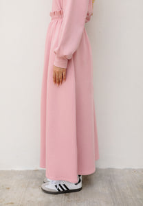 Zoe Flare Skirt (Pastel Pink)