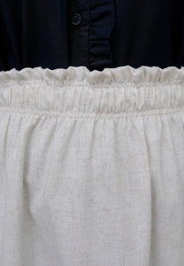 Nora Tiered Skirt (Cream)