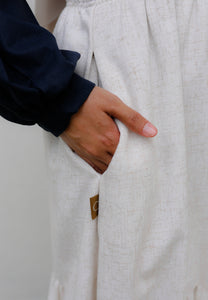 Nora Tiered Skirt (Cream)