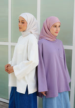 Load image into Gallery viewer, Zen Boxy T-Shirt (Soft Purple)