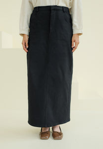 Izzy Twill Skirt (Black)